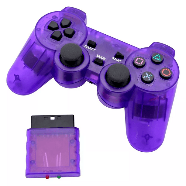 Control Inalambrico Con Vibración Compatible Con Ps2 Y Ps1