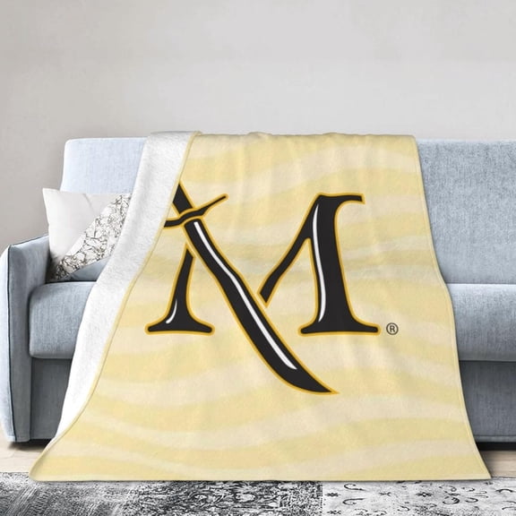 Millersville University Fleece Blanket, Very Soft Microfiber Flannel Blanket for Couch Warm and Cozy for All Seasons