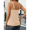 thumbnail image 4 of Charmo Womens's Cotton Tank Tops Built in Removable Padded Bra Camisole Adjustable Wider Straps Cami Shirts,S-3XL, 4 of 7