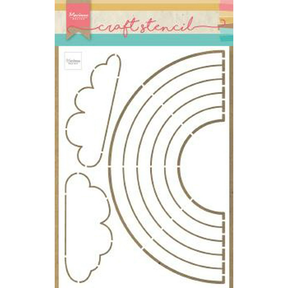 Craft Stencil Rainbow