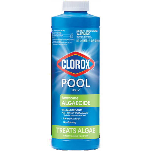 Clorox Pool&Spa Awesome Algaecide for Treating Pool Algae, 32 oz