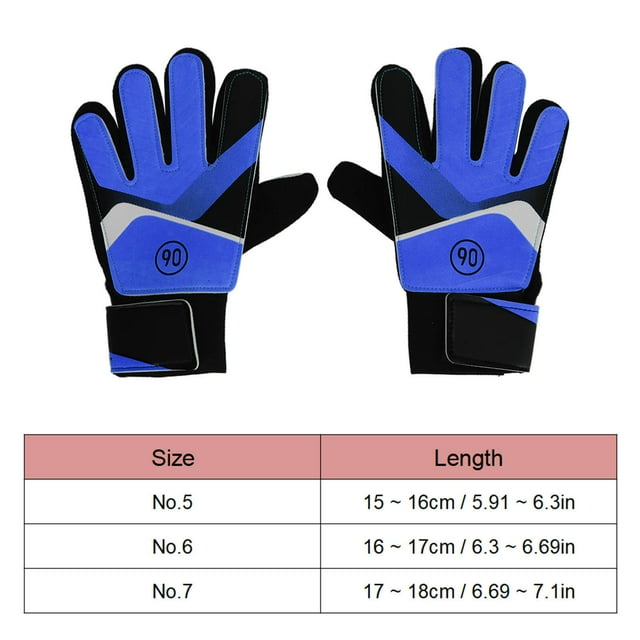 Guantes de portero, 1 par de guantes de portero para niños, guantes de fútbol hechos a medida para la perfección Jadeshay A