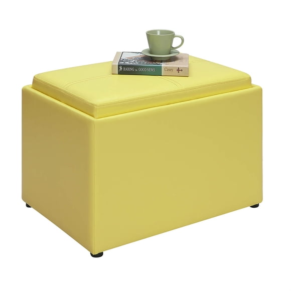 Ergode Designs4Comfort Accent Storage Ottoman con bandeja reversible Ergode R8-160-VV