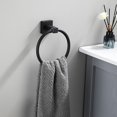 thumbnail image 5 of Portarrollos de papel higiénico y toallero de pared, acero inoxidable, 5 of 5