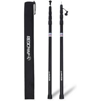 REDCAMP Aluminum Adjustable Camping Tarp Poles, Set of 2, 33.3in to 98.4in Telescoping Lightweight Tent Poles for Shelter, Hammock Rain Fly, Awning