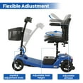 thumbnail image 4 of Segmart 4 Wheel Mobility Scooters for Seniors Best Gift,Electric Mobility Scooters with Control Panel,All-Terrain Power Scooter for Outdoor Travel Up to 20 Miles & 330lb Capacity, Blue, 4 of 13