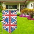 thumbnail image 2 of Retro Union-Jack Flag Garden Flag Double Sided Flags with Vivid Color for Yard Lawn Garden Decor 12.5 x18 Inch Sharp Corner, 2 of 7