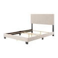 thumbnail image 4 of CorLiving Celeste Modern Upholstered Adult Queen Bed Frame with Headboard, Box Spring Required, Beige, 4 of 7