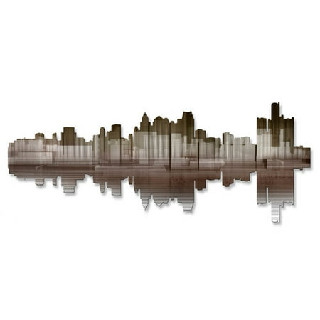 All My Walls Detroit Reflection II Wall D cor