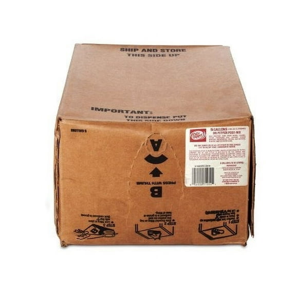 Dr Pepper Fountain Syrup Bib, 5 Gallon