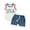 Red Blue, variant on Musuos Baby Boys Summer Outfit Sets White Sleeveless Letter Print Vest   Blue Casual Shorts