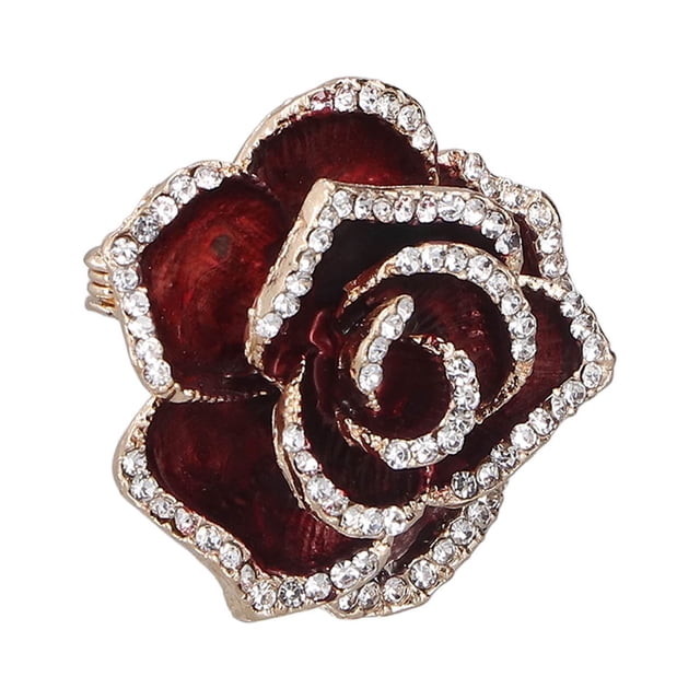 Broche Decorativo Para Ropa, Pin Con Forma De Camelia, Elegante