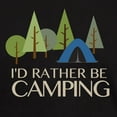 thumbnail image 3 of CafePress - Id Rather Be Camping T Shirt - Men's Classic Graphic Cotton T-Shirt, 3 of 4