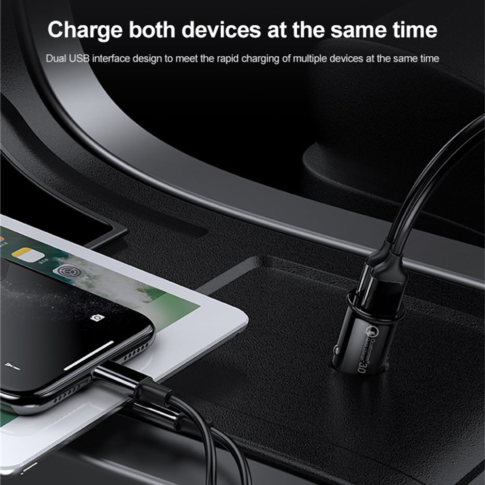 5-Pack 30W PD USB C Car Charger, USB Type C Fast Power Charging Block Dual Port USB A & USB-C Plug Cargador Carro Lighter Adapter for iPhone, iPad, Samsung Galaxy, LG, Google Pixel, Moto, USB-C Port