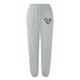 thumbnail image 3 of Gibobby pantalones de mujer Pantalones casuales estampados para mujer, deportivos, cintura cerrada, con cordones, cintura elástica, pantalones de pie pequeño, pantalones de chándal (Gris, M), 3 of 4