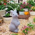 thumbnail image 4 of Simulated Rabbits Yellow & White Rabbits, Cute Little White Rabbits, Soft Plush Fabric, Child-Friendly Design, For Kids Play, Educational Toy, Vibrant Colors, Family Room Decor, Small Size, SOPABCP, 4 of 8
