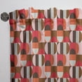 thumbnail image 3 of Designart 'Geometrical Retro Design XIII' Mid-Century Modern Curtain Panel, 3 of 5