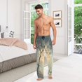 thumbnail image 6 of FORMRS Mens Pajama Pants with Pockets Sleepwear Lounge Bottoms Sizes S-2XL, Retro Forest, 6 of 7