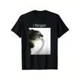 thumbnail image 2 of Funny Silly Cat Meme "I Forget" Cringe Brainrot Graphic T-Shirt Round Neck Short Sleeve Tee for Casual Wear Women Clothing Y2K, 2 of 7