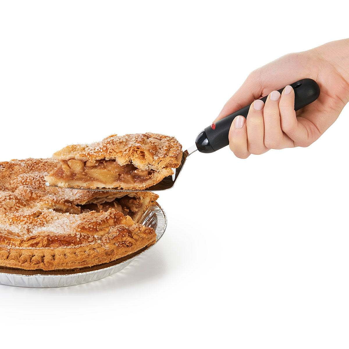 (4 pack) OXO Softworks Stainless Steel Pie Server with Non-Slip Handle