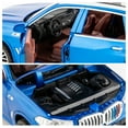 thumbnail image 3 of BDTCTK 1:32 Compatible for X5 SUV Model Car Toy, Zinc Alloy Pull Back Toy car with Sound and Light for Kids Boy Girl Gift(Blue), 3 of 7