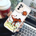 thumbnail image 3 of Agregue un toque de color a su iPhone con una divertida funda para teléfono plateada mate con estampado de dibujos animados, 3 of 4