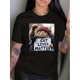 thumbnail image 1 of Camiseta De Verano Para Mujer, Moda Informal, Ropa Cómoda, Camisetas De Manga Corta MTrendy Style] Women's "Cat Lives Matter" Graphic T-Shirt - Black Casual Crew Neck Short Sleeve Tee, Soft Polyeste, 1 of 6