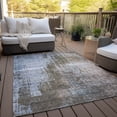 thumbnail image 6 of Addison Rugs Chantille Indoor/Outdoor Transitional Modern Brown Washable Rectangle Rug, 10' x 14', 6 of 6