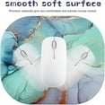 thumbnail image 4 of Mouse Pad, Mini Mousepad, Marble Mouse Pads, Mouse Pads for Desk Office Laptop Round Mouse Pad Computer Mouse Pad with Non-Slip Base Small Mousepad 6×7 inches, 4 of 6