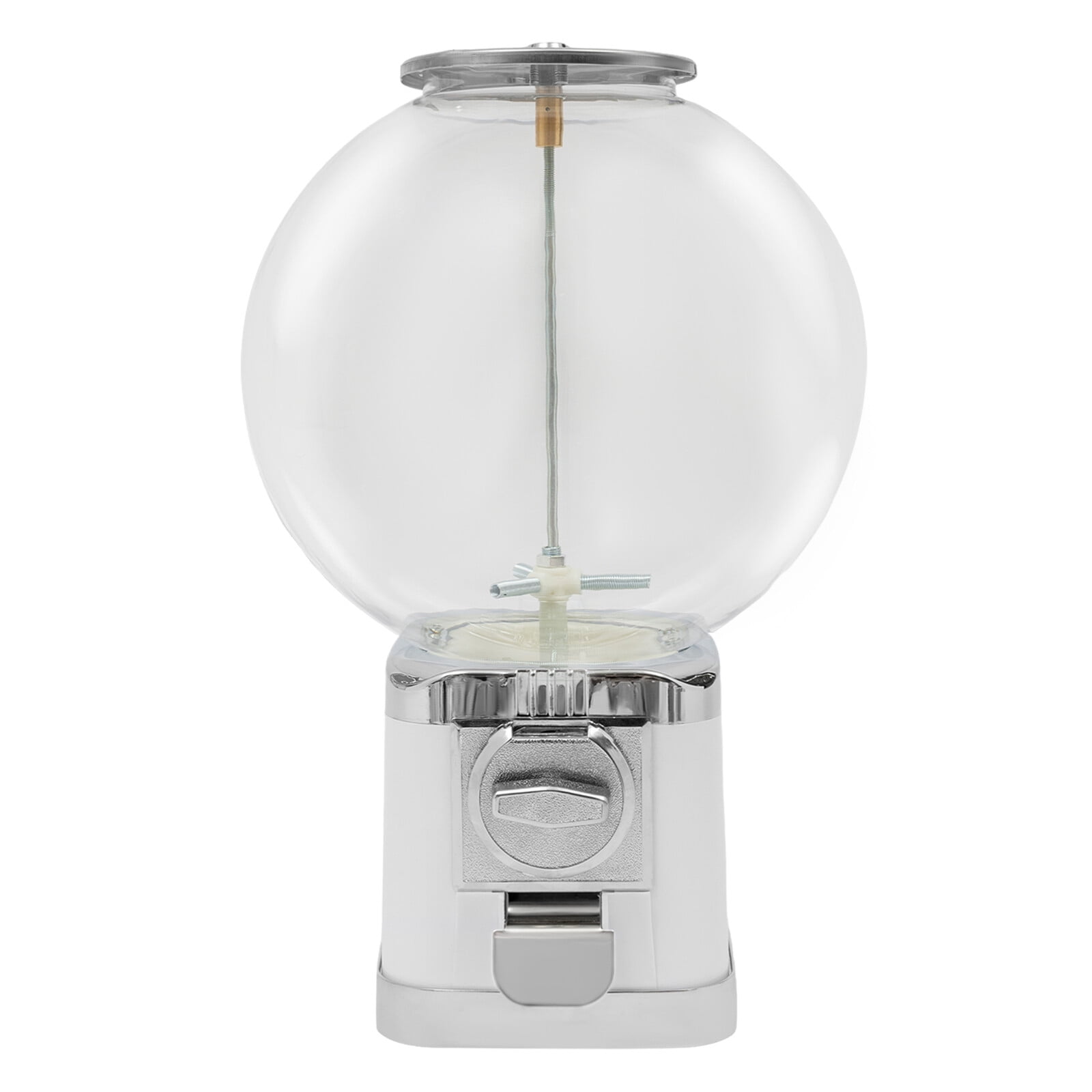 Gumball Machine Vending Coin Bank Vintage Candy Dispenser Vending Machine White