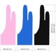 thumbnail image 3 of 3 guantes de artista para dibujar en tabletas gráficas, tamaño clásico, azul, rosa y negro. Rojo Verde, 3 of 5