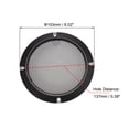 thumbnail image 2 of Unique Bargains Speaker Grill Cover 5 Inch 153mm Mesh Decorative Circle Subwoofer Protector Black, 2 of 6