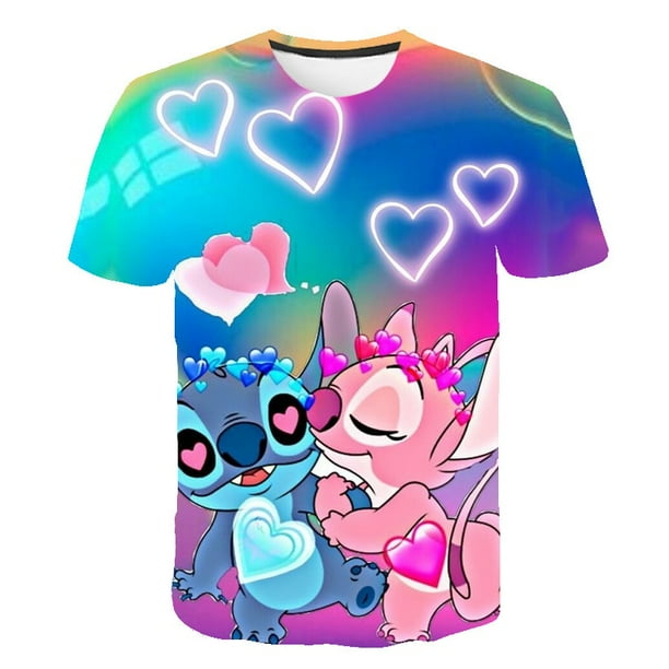 Camiseta de punto de Disney para niños, camiseta de verano con dibujos animados, camiseta bonita con estampado 3D para niños y niñas, camiseta de fondo para niños, punto de Disney T6M Gao Jinjia LED