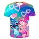 thumbnail image 1 of Camiseta de punto de Disney para niños, camiseta de verano con dibujos animados, camiseta bonita con estampado 3D para niños y niñas, camiseta de fondo para niños, punto de Disney T6M Gao Jinjia LED, 1 of 2