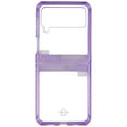 thumbnail image 2 of ITSKINS Hybrid Clear Phone Case for Galaxy Z Flip3 5G - Lavender and Transparent, 2 of 3