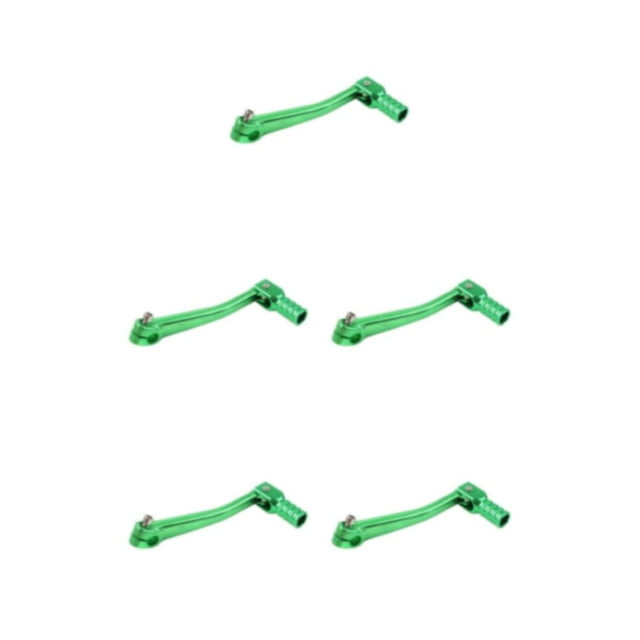maskred Comfortable CNC Foot Gear Lever Shifter With Easy Installation Premium Materials Green 5Set