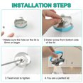 thumbnail image 6 of 2pcs Stainless Steel Pot Lid Knob Silicone Handle Cookware Cover Replacement Blue, 6 of 7