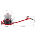 thumbnail image 2 of Portable Pneumatic Jack 3T/6600lbs Triple Bag Air Jack Fast Lifting Pneumatic Car Repair with Long Hand, Lifting Height Up to 15.75 Inch（Red）, 2 of 9