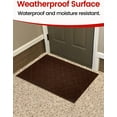 thumbnail image 4 of iPrimio SlipToGrip Universal Door Mat – Plaid Design Size 35” x 24” – Anti Slip, Durable & Washable – Duraloop Mesh Entrance Outdoor & Indoor Welcome Mat – Dirt and Dust Absorber, 4 of 6