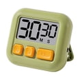 thumbnail image 1 of Digital Kitchen Timer Army Green Magnetic Back Count Up Down Stand Kitchen Timer 1 PC Time Management, 1 of 7