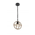 thumbnail image 1 of Living District LD4067D8BK Octavia 1 Light Black Ceiling Pendant, 1 of 1