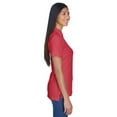 thumbnail image 3 of UltraClub Ladies' Classic Pique Cotton Polo, Cardinal, 2XL, 3 of 3