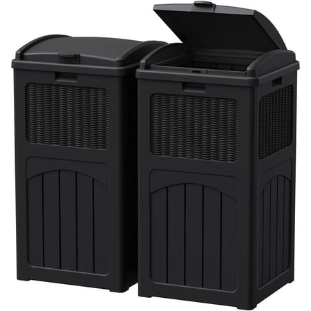 Homall Homes 2 Pcs 36 Gallon Trash Can