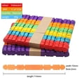 thumbnail image 1 of Estbridge 50 Pcs Natural Wood Ice Cream Sticks for DIY Popsicles - Perfect for Dessert Making  Crafts  and Home Decorations F, 1 of 2