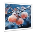 thumbnail image 2 of Designart "Frosty Winter Apple Orchard in Pink I" Landscapes Framed Wall Art Decor - Traditional Pink Winter Landscape Entryway Framed Wall Art Print, 2 of 6