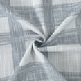 thumbnail image 6 of Uptown Home Blue Gray Plaid Blackout Curtain for Living Room Grommet Top Rustic Farmhouse Buffalo Check Geometric Drape, 50"x95"x2, 6 of 6