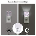 thumbnail image 3 of Naloa Butterflies in Pastel Night Lights Plug into Wall, Dusk to Dawn Sensor Warm White Led Night Light 0.5W, Nightlight suit for Adults, Bedroom, Bathroom, Hallway, Kitchen, 3 of 5