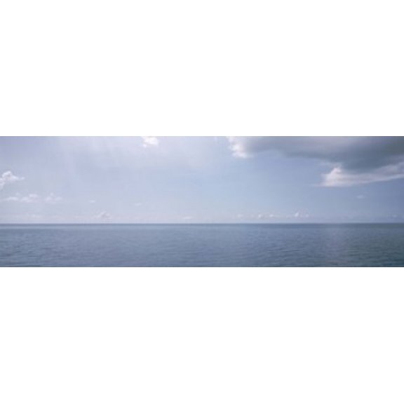Clouds over the sea Atlantic Ocean Bermuda USA Canvas Art - Panoramic Images (18 x 6)