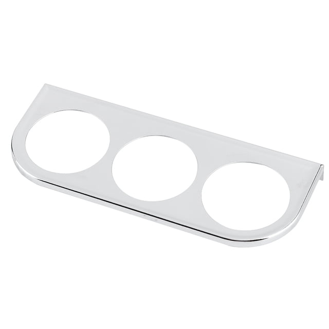 Support de Jauge à 3 Trous - Matériau en Fer pour Durabilité Maximale, Installation Simple, Convient aux Jauges de 52mm 2 Po, Finition Soignée, Répond aux Spécifications Standard