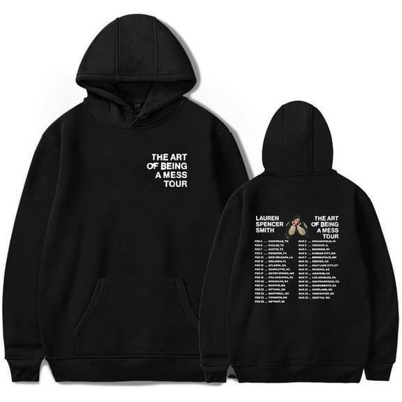 Lauren Spencer Smith The Art Of Being A Mess Tour 2026 Hoodies Women Men Casual Long Sleeve Sweatshirt Clothes